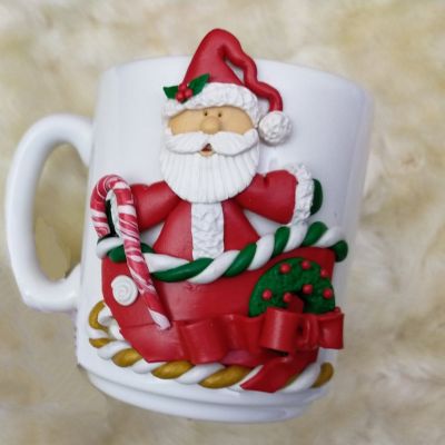 Polymer clay Mug