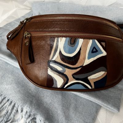 Genuin leather waist bag