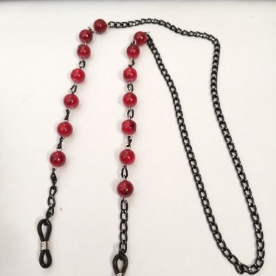 Chain glasses redcolour 