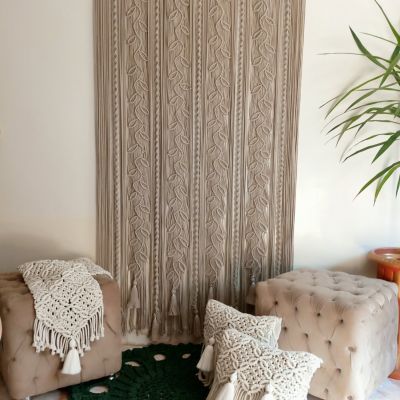 macrame curtain 