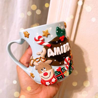 Polymer clay mug 