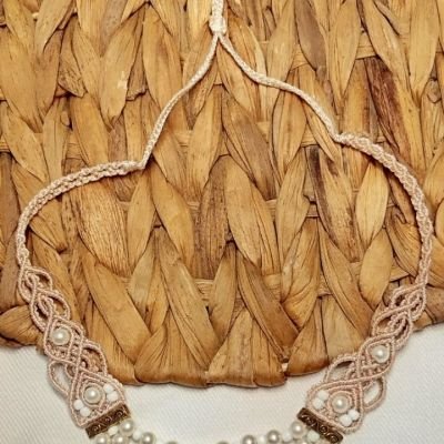 Macrame princesses necklace 