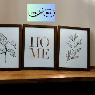 Set of 3 frames suitable for the living room