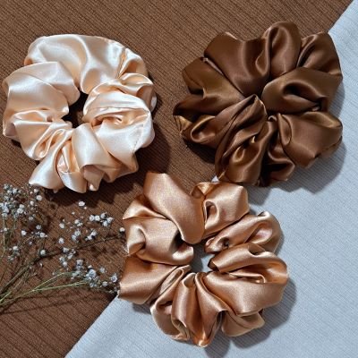 Stain scrunchies Soft material 