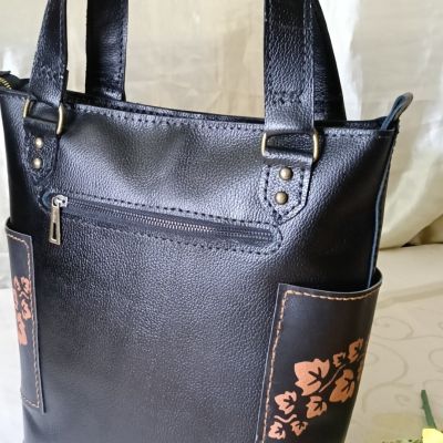 Genuine leather women bag