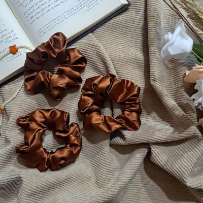  Brown Scrunchies 🤎💫