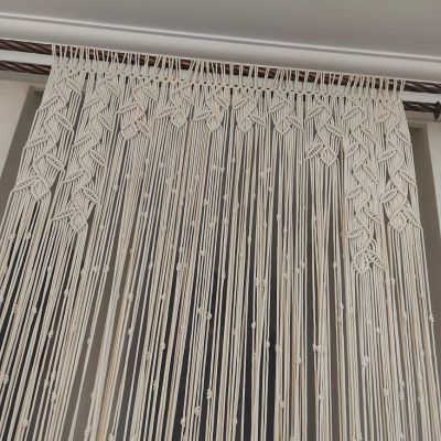 Macrame curtain