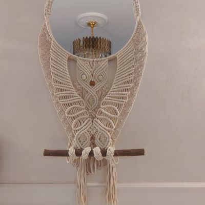 Macrame mirror