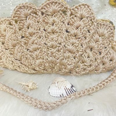 Crochet shell bag