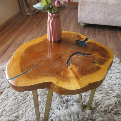 Live edge coffee table