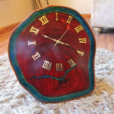 Wooden wall clock