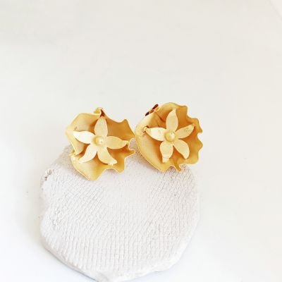 Jasmine rose earrings