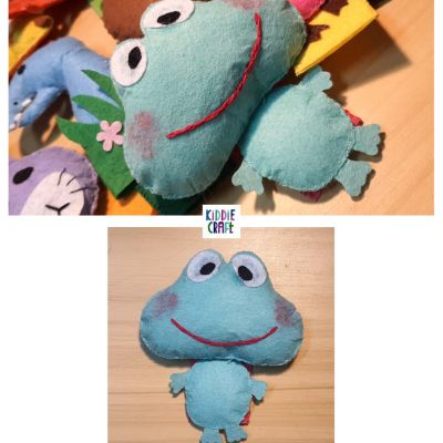 Finger Puppets - Fluffy Frog