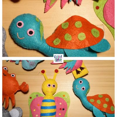 Finger Puppets - Fluffy Turtle