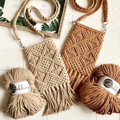 Macrame purse