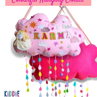 Felt Cloud Wall Hanging - for girls