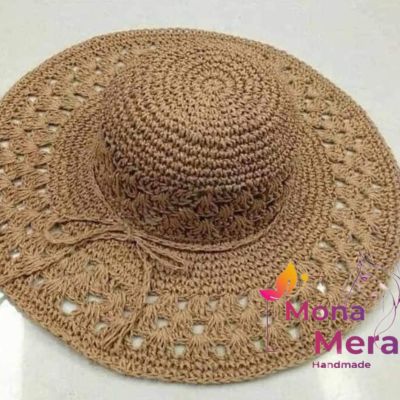 Shabuh, raffia head hat for summer 