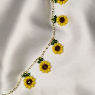 Sunflower bracelet 