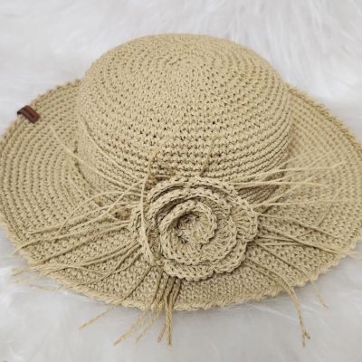 Raffia head hat , shabuh 