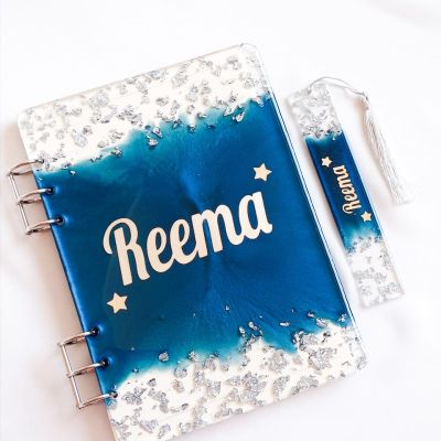 Notebook made of resin