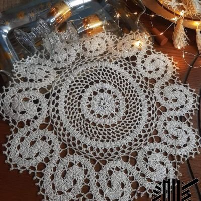 Boho style doily