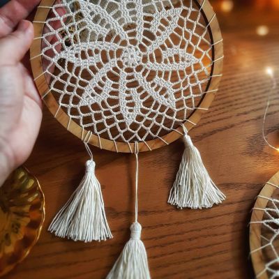 Crochet dream catcher