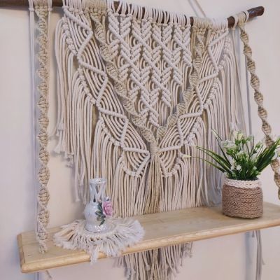 Macrame shelf 