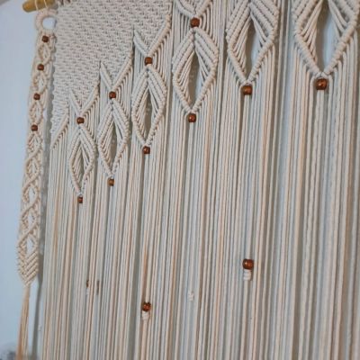 Macrame curtain 