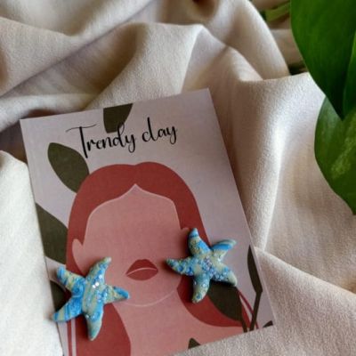 Star fish earrings 