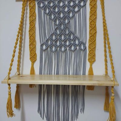 macrame shelf