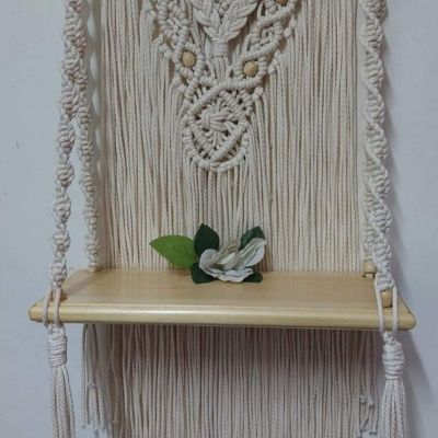 macrame shelf