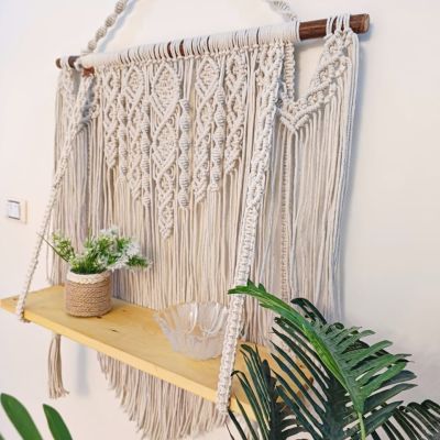 Macrame shelf 