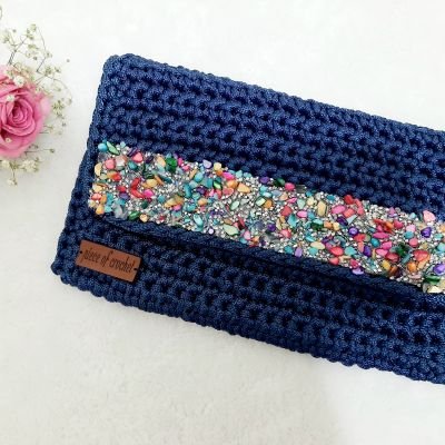 Crochet purse