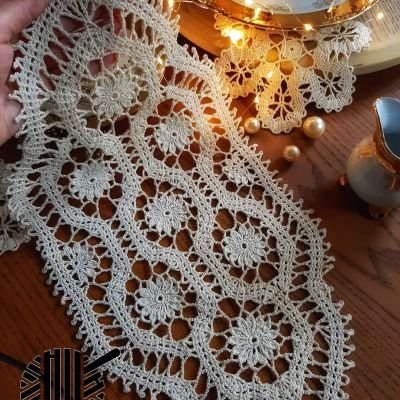 Boho style doily