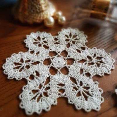 Boho style doily