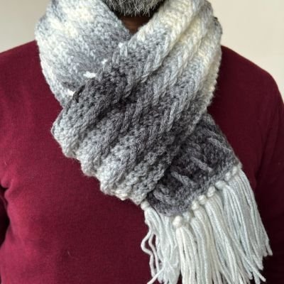 Scarf crochet for men 