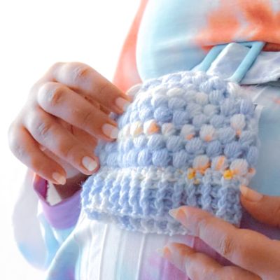 Crochet baby hat for newborn 