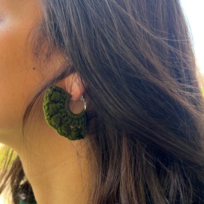 Crochet earring