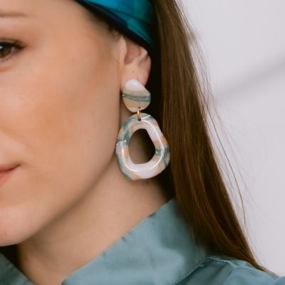 Polymerclay earring 