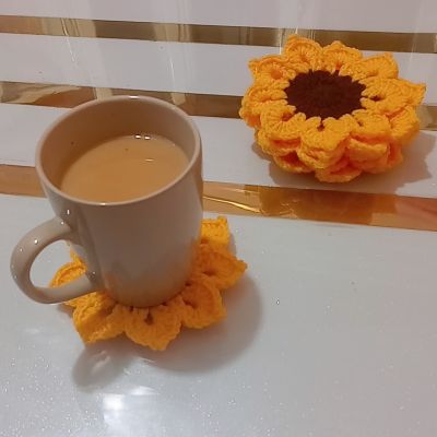 Coasters of sun flower 