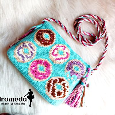 Donuts clutch bag