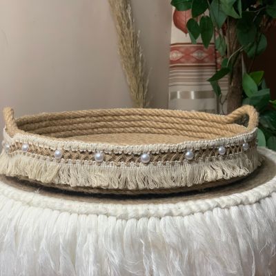 Decorative boho tray