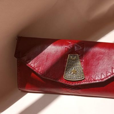 Leather wallet for women 