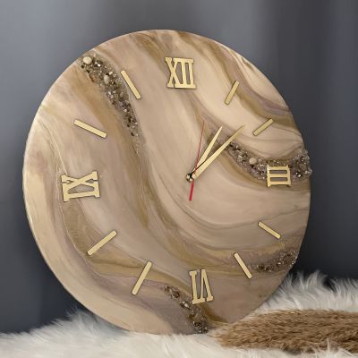 Resin wall clock