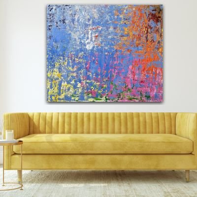 The four seasons - abstract painting 