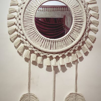 Mirror macrame