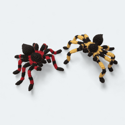 Spiders of crochet 