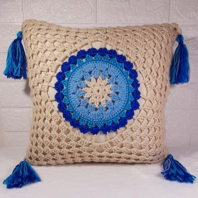 Crochet cushion