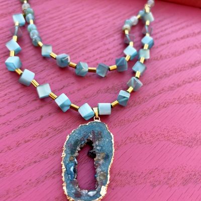 Agate necklace