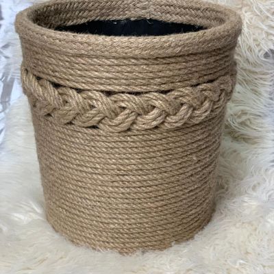 Bohemian braid basket